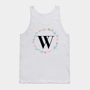 “W” initial Tank Top